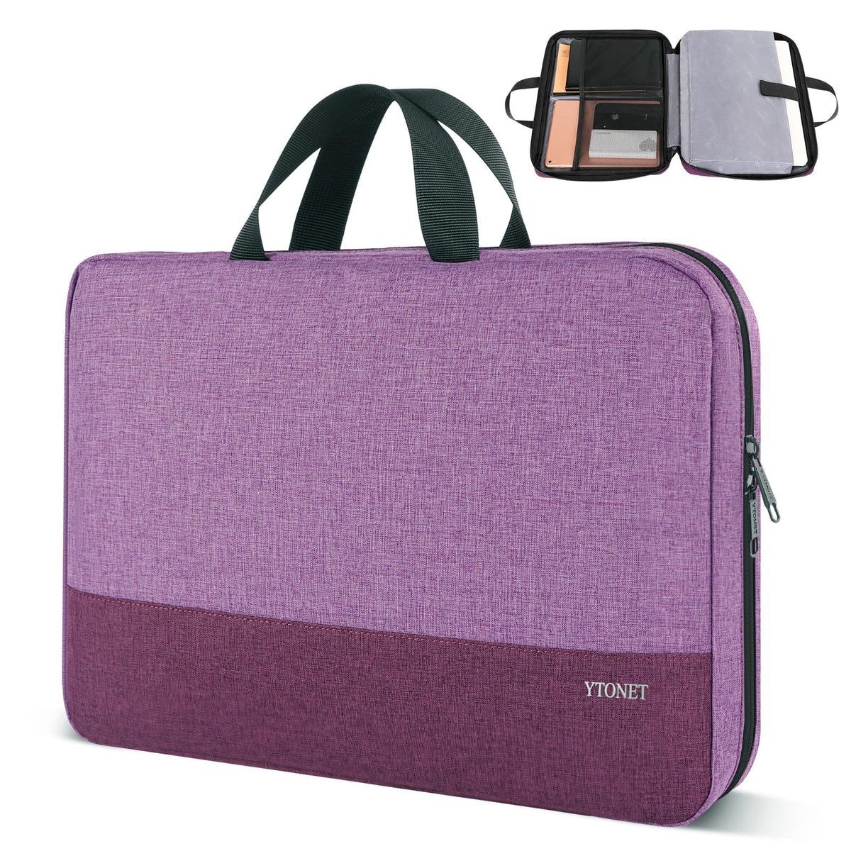Ytonet Laptop Case 16 inch, 15-15.6 Inch TSA Laptop Sleeve Computer Bag