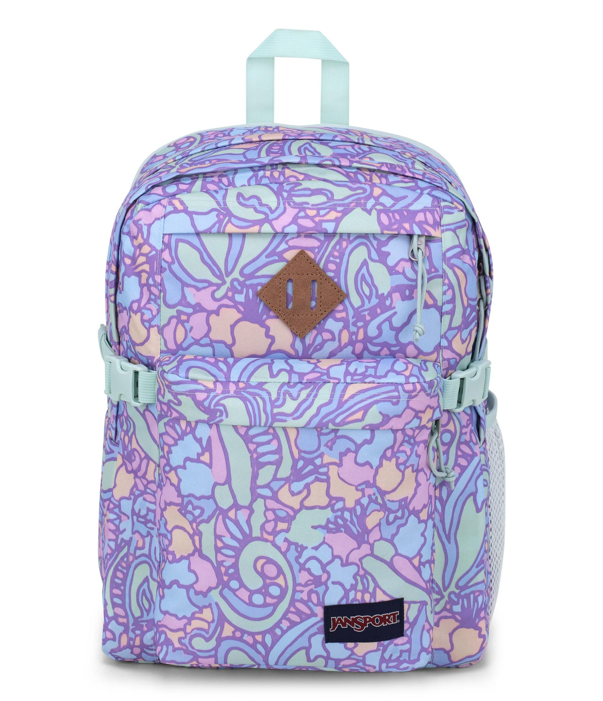 JanSport Main Campus Backpack - Travel or Work backpack w 15-Inch Laptop Sleeve and Dual Water Bottle Pockets, Navy