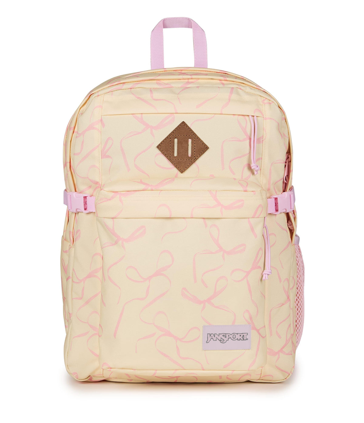 JanSport Main Campus Backpack - Travel or Work backpack w 15-Inch Laptop Sleeve and Dual Water Bottle Pockets, Navy
