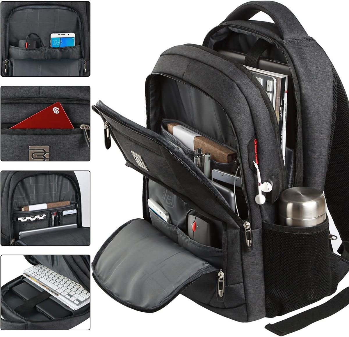 Volher Laptop Backpack,Business Travel Anti Theft Slim College Backpack