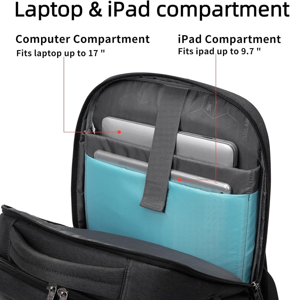 DUSLANG 17 inch Travel Laptop Backpack for Men/Women College Computer Bag