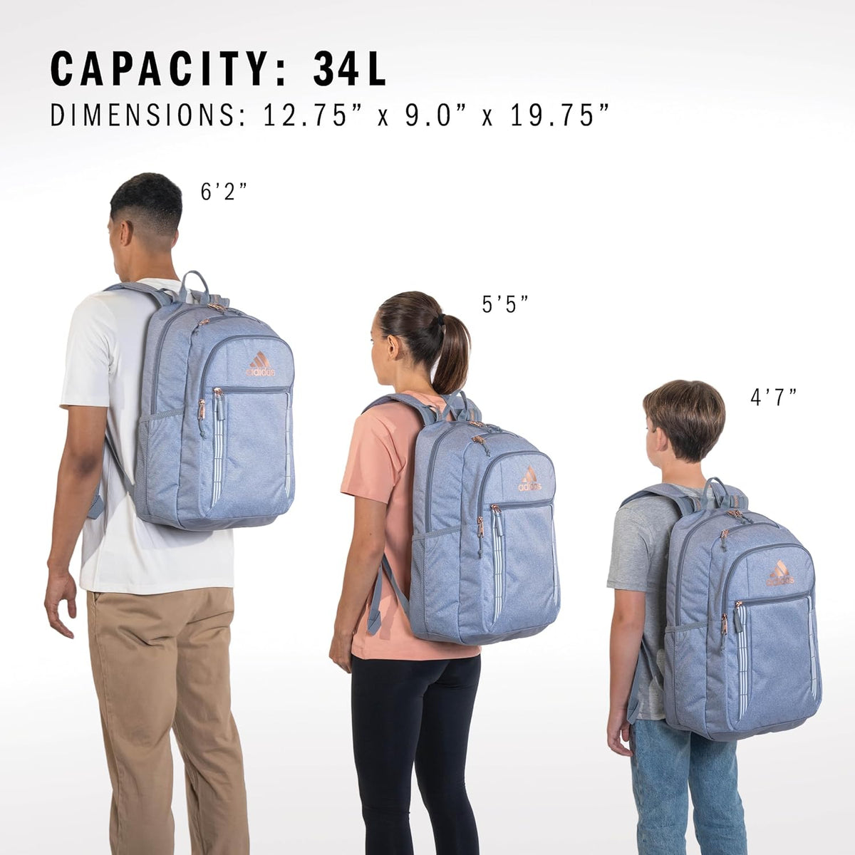 adidas Excel School Backpack 34L
