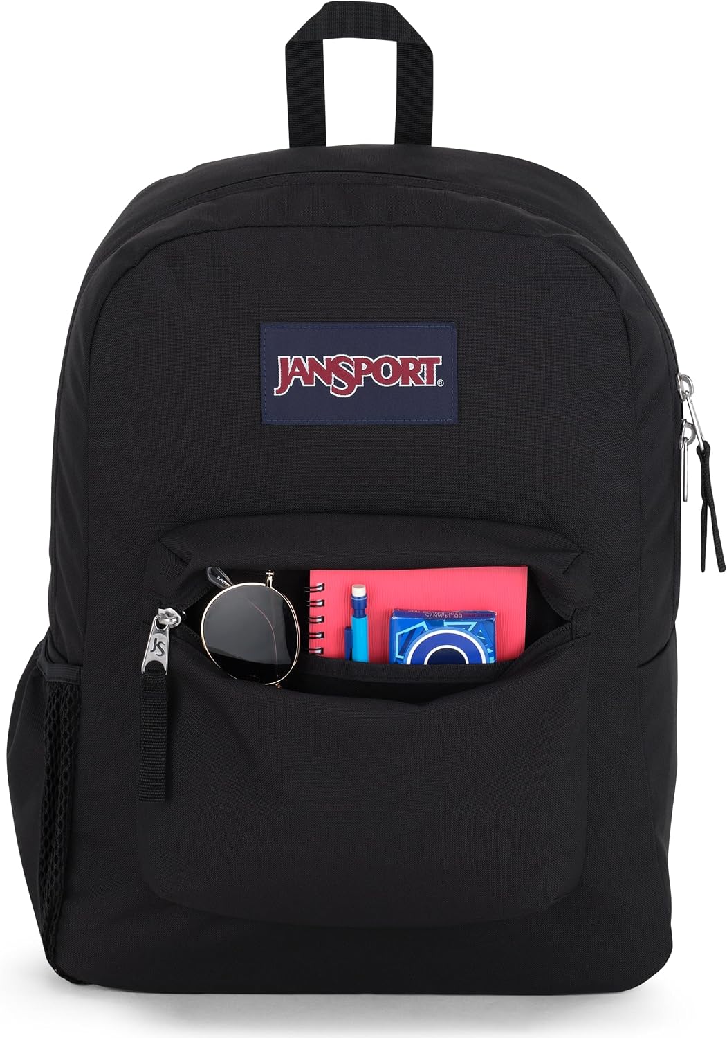 JanSport 26L Cross Town Backpack – 12 inch Daypack, Black