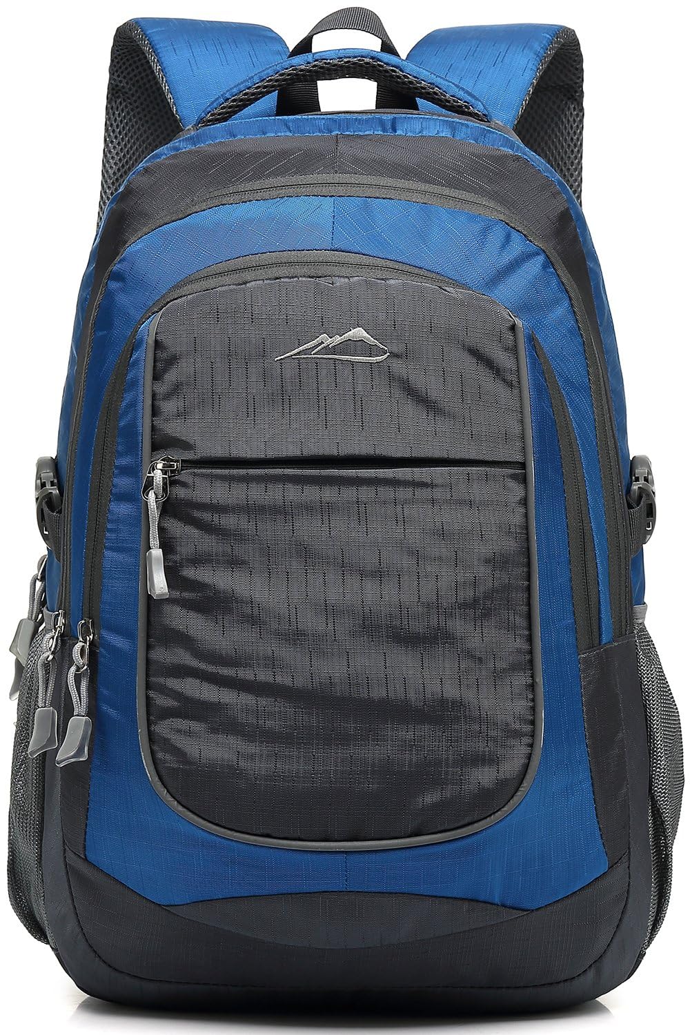 ProEtrade Backpack Bookbag for College Sturdy Travel Business Hiking Fit Laptop Up to 15.6 Inch Multi Compartment Gifts for Men Women Night Light Reflective (Black)