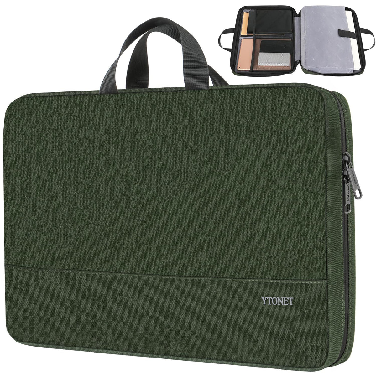 Ytonet Laptop Case 16 inch, 15-15.6 Inch TSA Laptop Sleeve Computer Bag