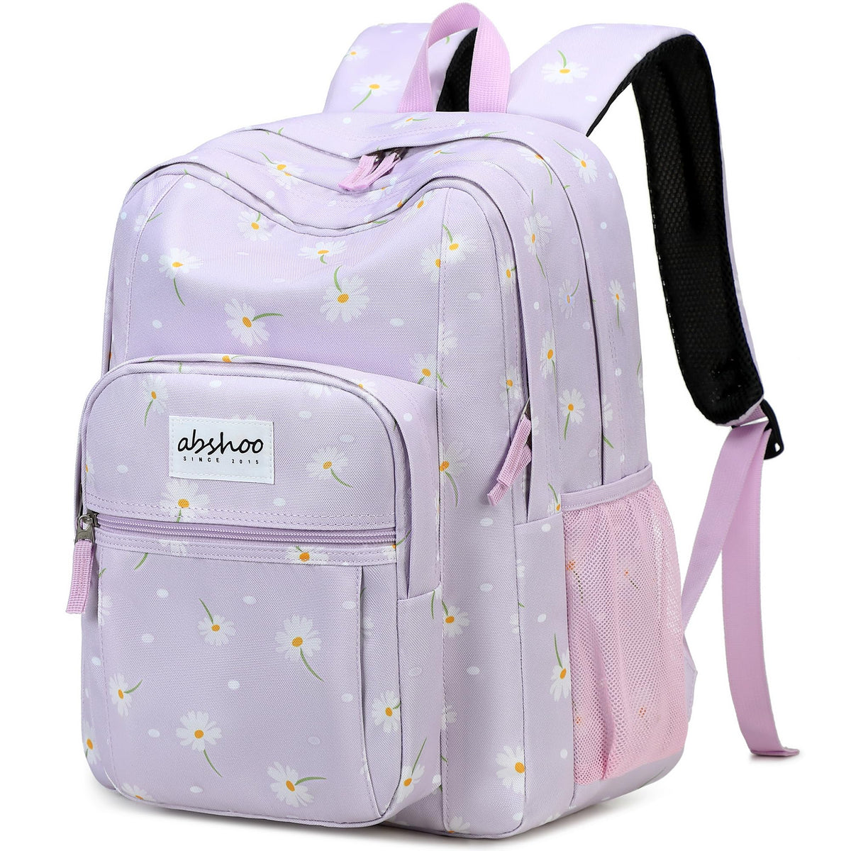 abshoo Classical Basic Womens Travel Backpack For College Men Water Resistant Bookbag (Black)