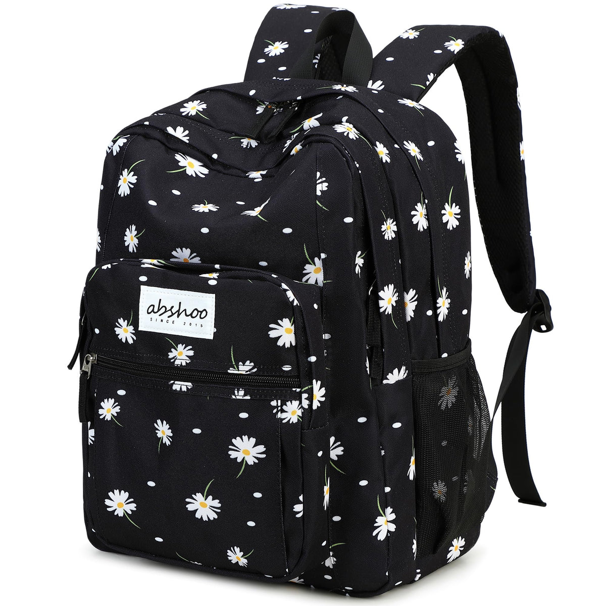abshoo Classical Basic Womens Travel Backpack For College Men Water Resistant Bookbag (Black)
