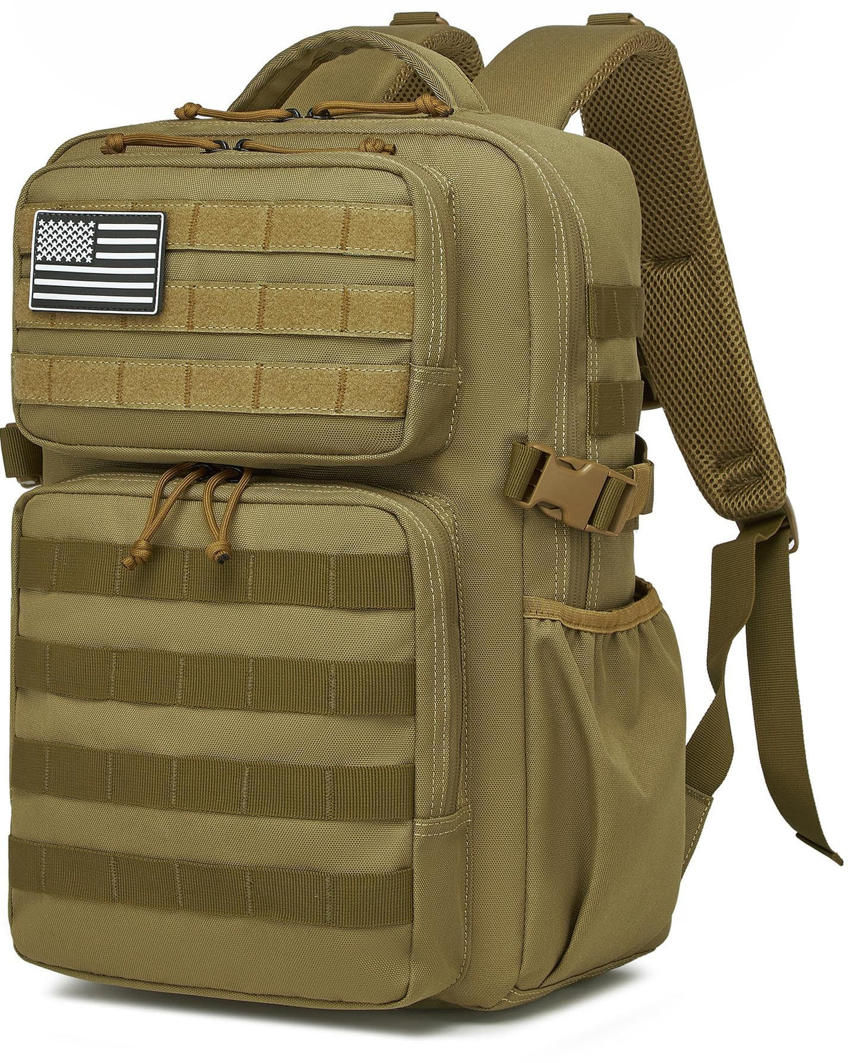 Wotony Military Tactical Backpack for Men Waterproof Daypack 3 Day Assault Pack Molle Bag with Water Bottle Holder