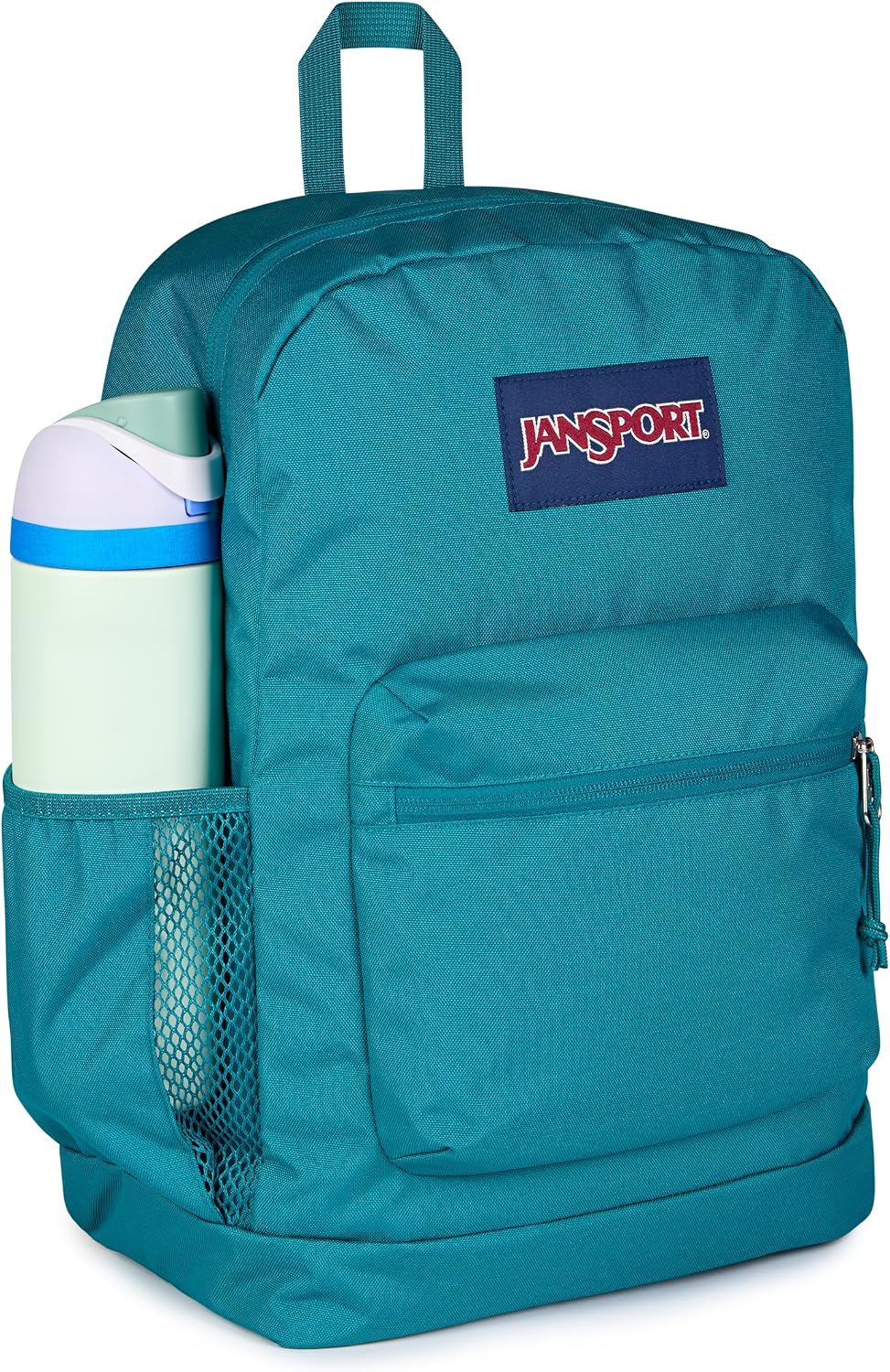 JanSport 26L Cross Town Plus Backpack, Emerald Pool