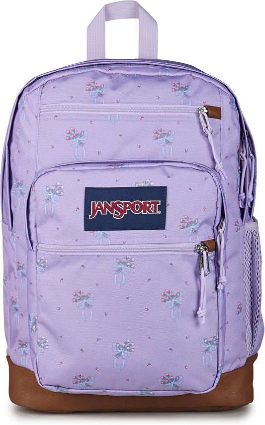 JanSport 34L Cool Backpack – 15-inch Laptop Sleeve, Pastel Petals Lilac