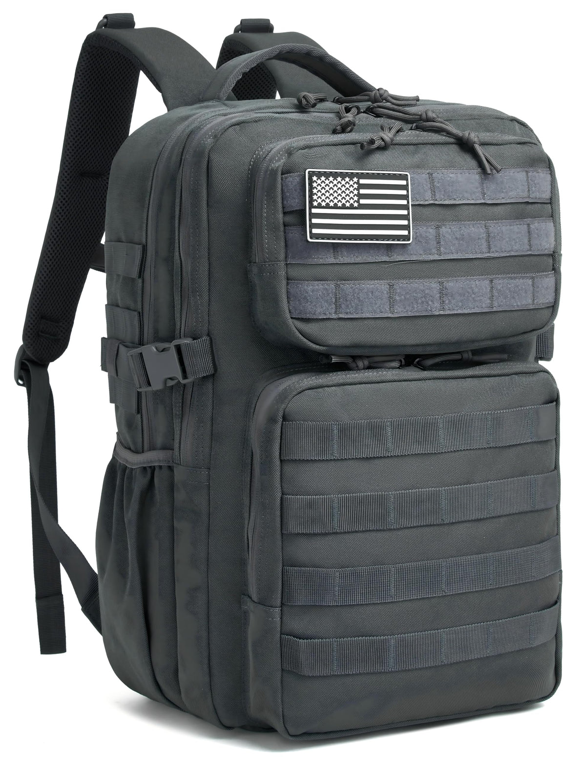 Wotony Military Tactical Backpack for Men Waterproof Daypack 3 Day Assault Pack Molle Bag with Water Bottle Holder