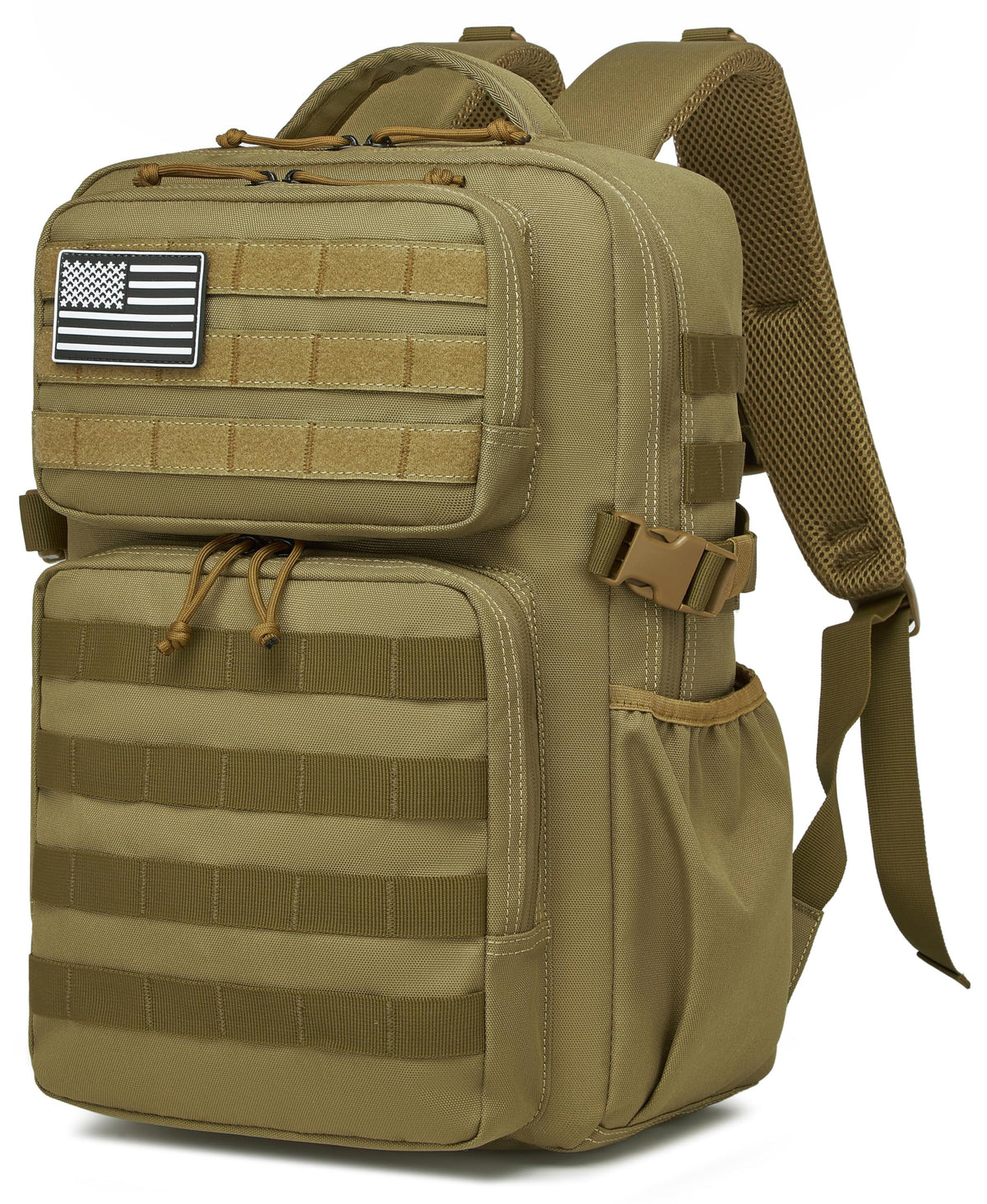 Wotony Military Tactical Backpack for Men Waterproof Daypack 3 Day Assault Pack Molle Bag with Water Bottle Holder