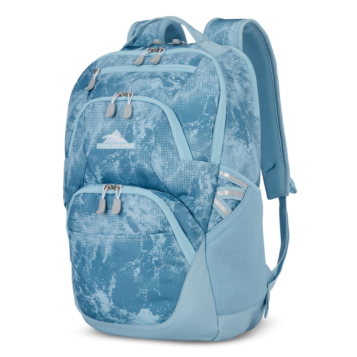 High Sierra Swoop SG Backpack, Travel or Work Laptop Bookbag with Drop Protection Pocket, and Tablet Sleeve, One Size, Mercury