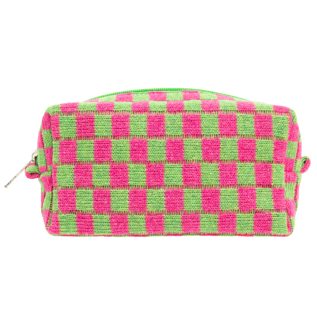 Checkered Makeup Bag for Purse, Small Travel Cosmetic Pouch,Blue,6 Pack