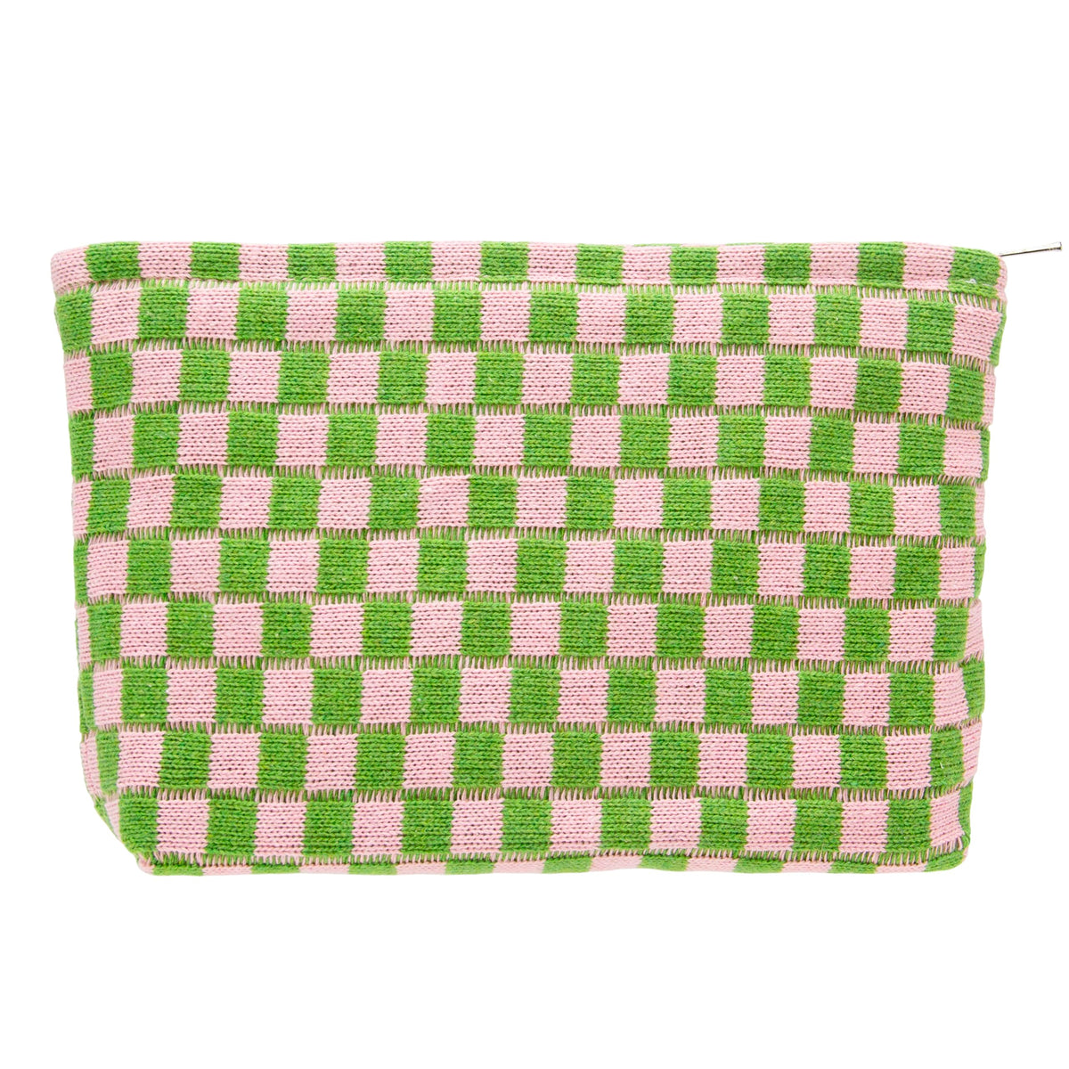 Checkered Makeup Bag for Purse, Small Travel Cosmetic Pouch,Blue,6 Pack