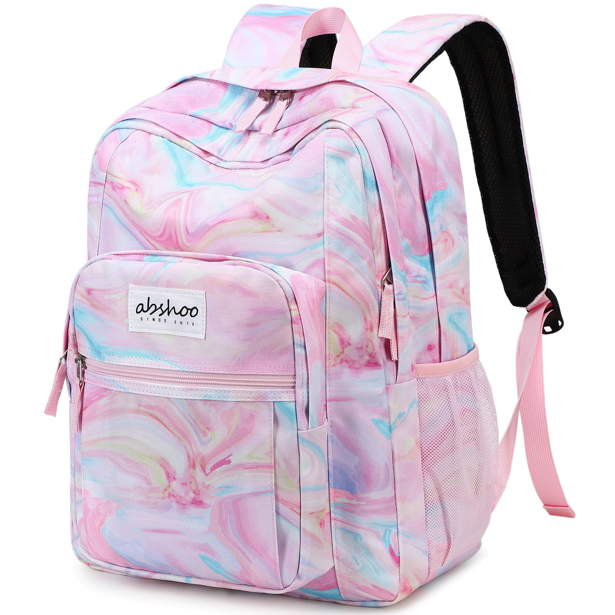 abshoo Classical Basic Womens Travel Backpack For College Men Water Resistant Bookbag (Black)