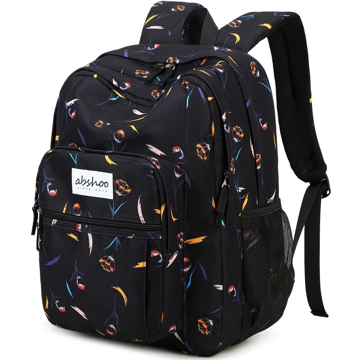 abshoo Classical Basic Womens Travel Backpack For College Men Water Resistant Bookbag (Black)