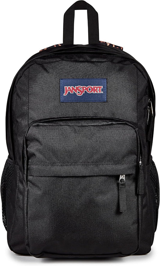 JanSport Big Plans Backpack, Animal Illustion Con Black/Black/Tan/Black