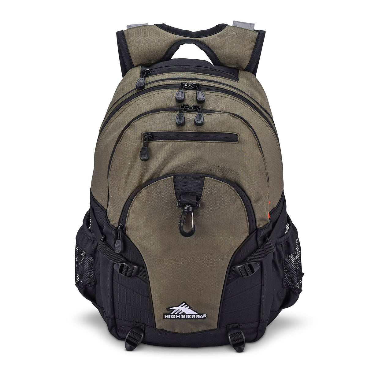 High Sierra Loop Backpack, Travel, or Work Bookbag with tablet sleeve, One Size, Graffiti/Black/Ash