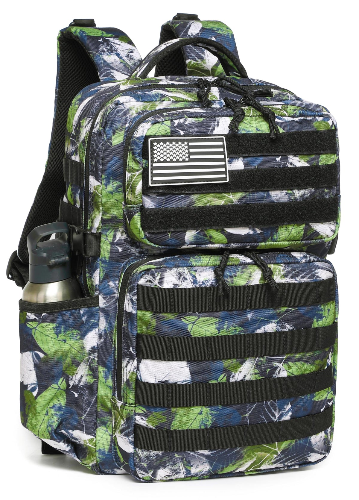 Wotony Military Tactical Backpack for Men Waterproof Daypack 3 Day Assault Pack Molle Bag with Water Bottle Holder