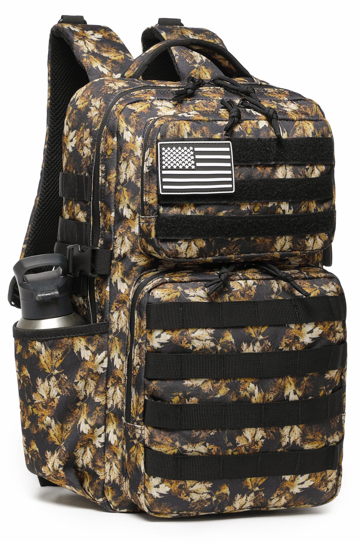 Wotony Military Tactical Backpack for Men Waterproof Daypack 3 Day Assault Pack Molle Bag with Water Bottle Holder