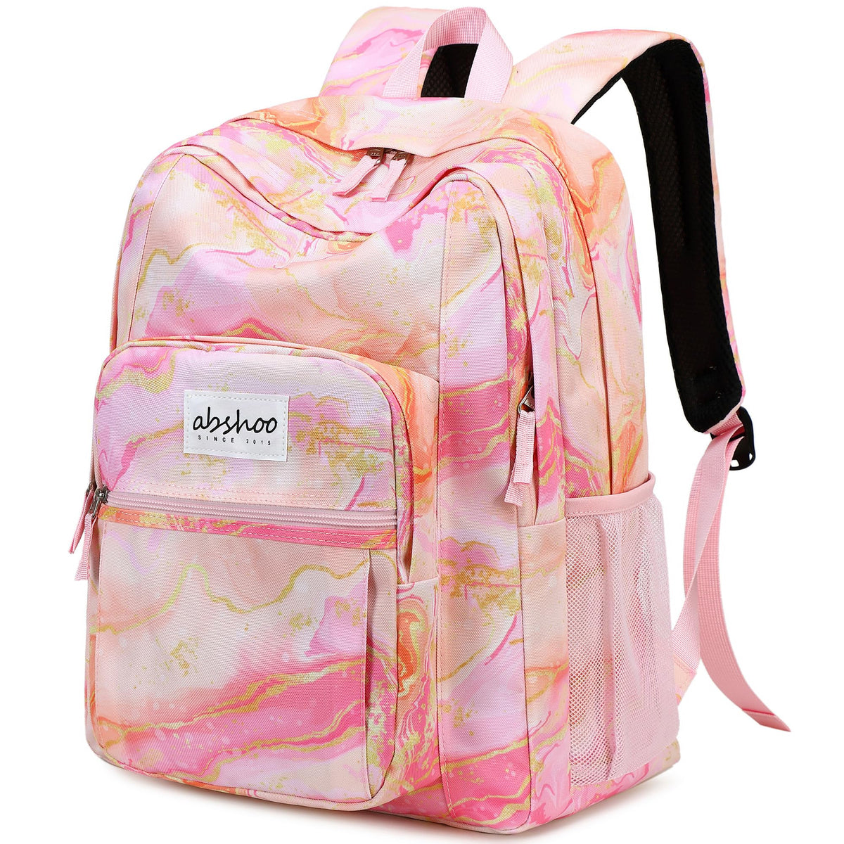 abshoo Classical Basic Womens Travel Backpack For College Men Water Resistant Bookbag (Black)