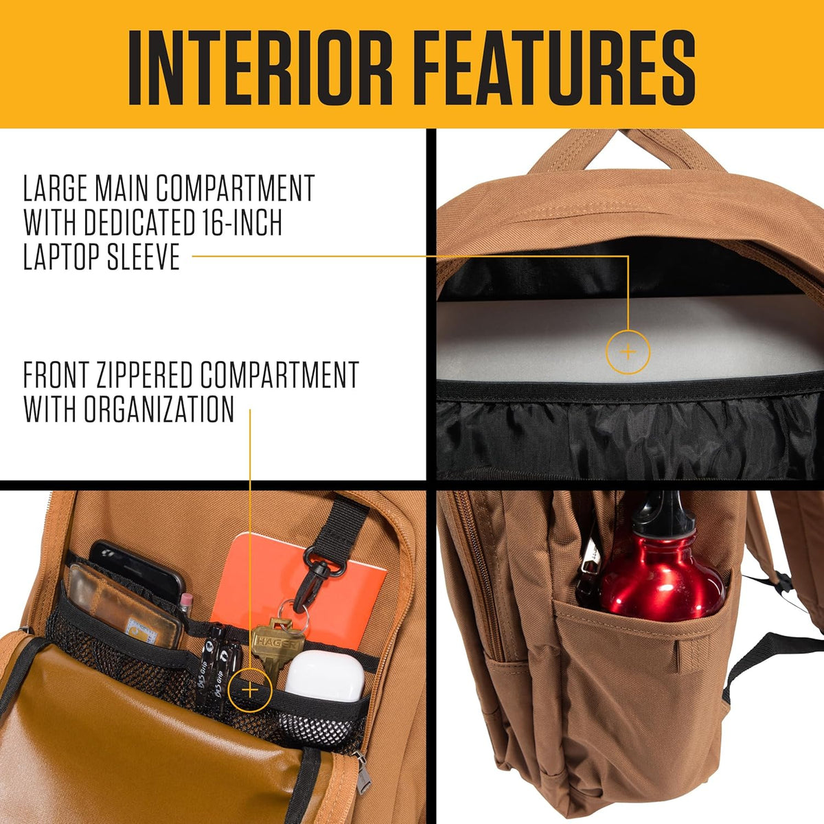 Carhartt Classic 25L Backpack Carhartt Brown
