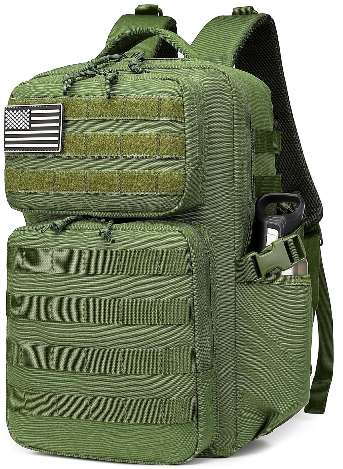 Wotony Military Tactical Backpack for Men Waterproof Daypack 3 Day Assault Pack Molle Bag with Water Bottle Holder