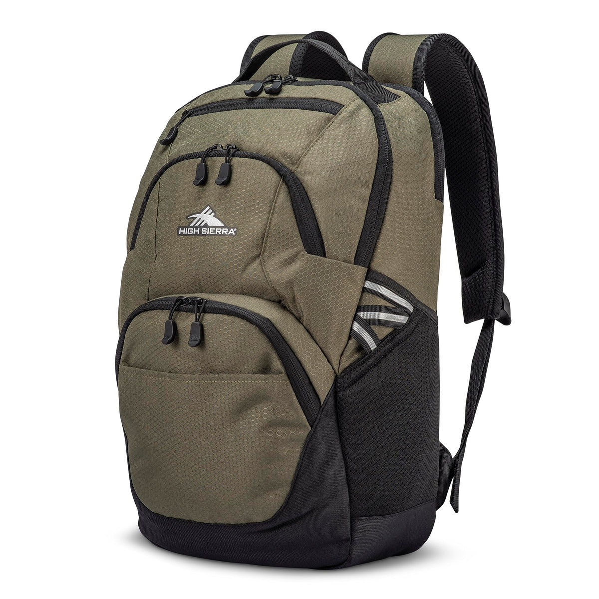 High Sierra Swoop SG Backpack, Travel or Work Laptop Bookbag with Drop Protection Pocket, and Tablet Sleeve, One Size, Mercury